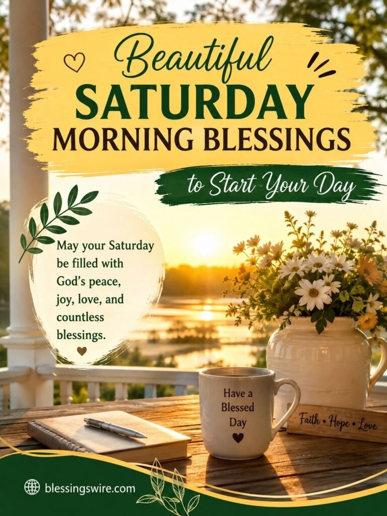 Beautiful Saturday Morning Blessings