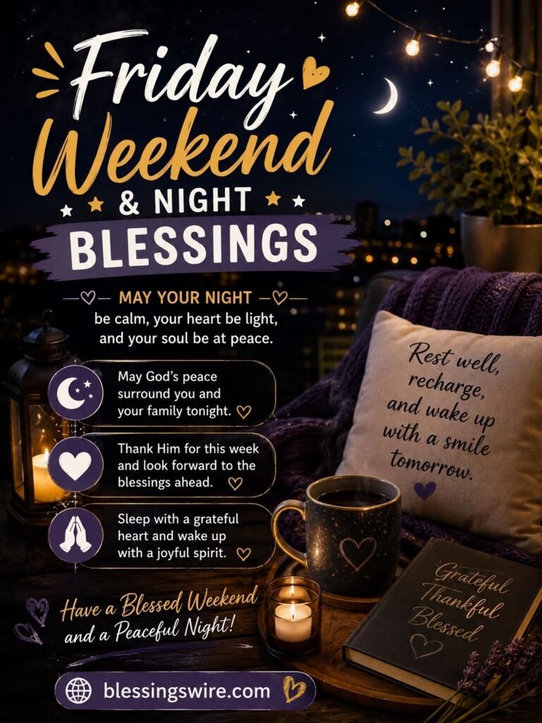 Friday Weekend and Night Blessings
