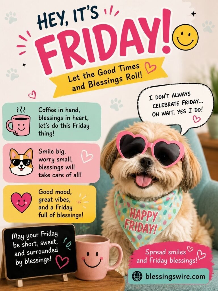 Funny and Cute Friday Greetings