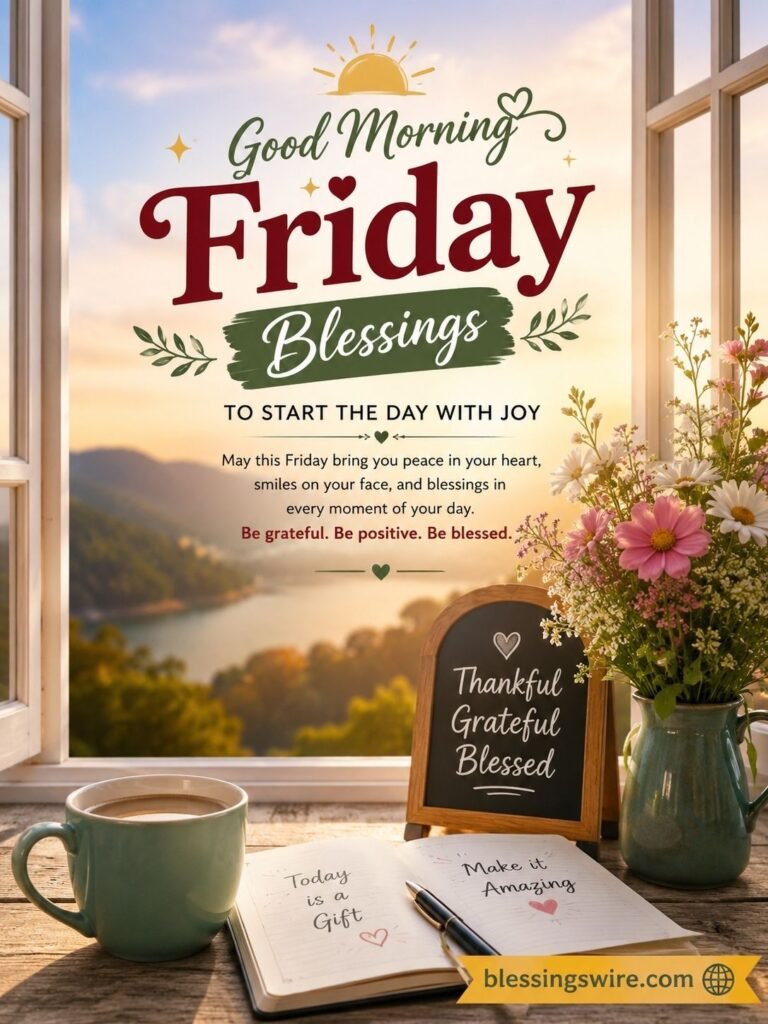 Good Morning Friday Blessings