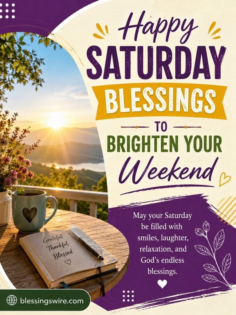Happy Saturday Blessings