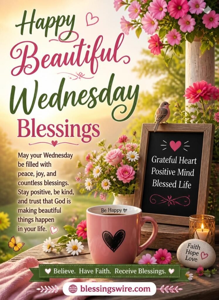 Happy and Beautiful Wednesday Blessings