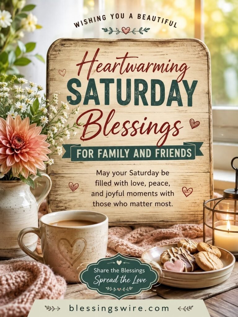 Heartwarming Saturday Blessings