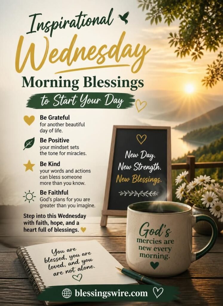 Inspirational Wednesday Morning Blessings to Start Your Day