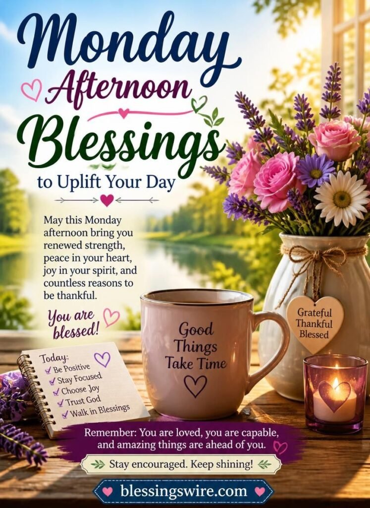 Monday Afternoon Blessings