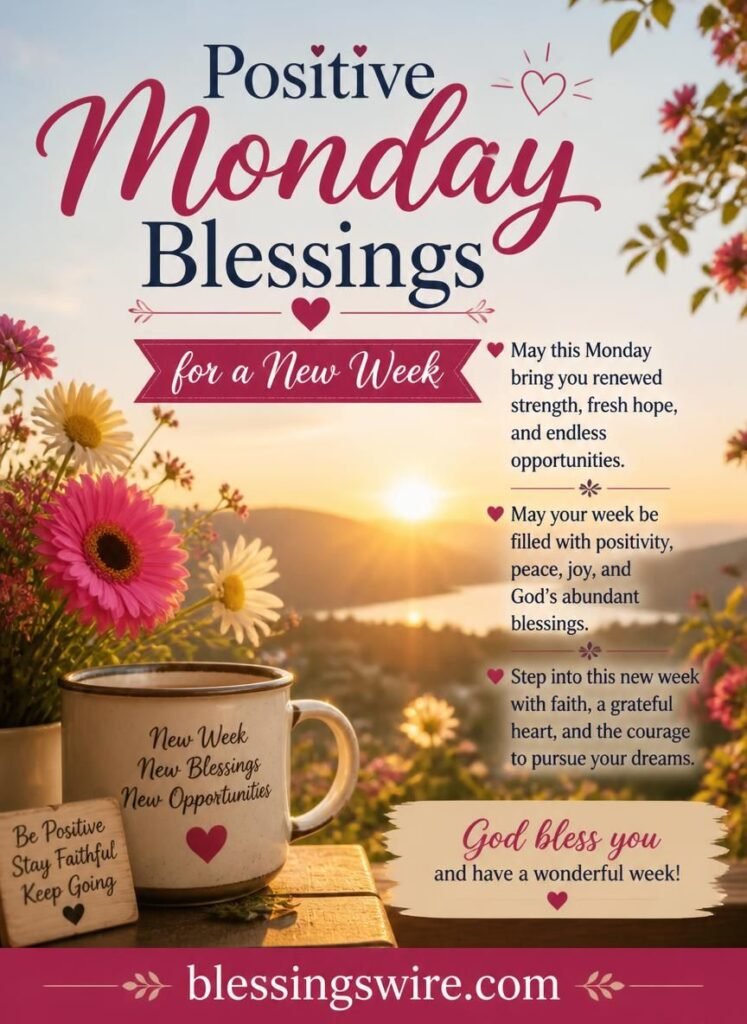 Positive Monday Blessings
