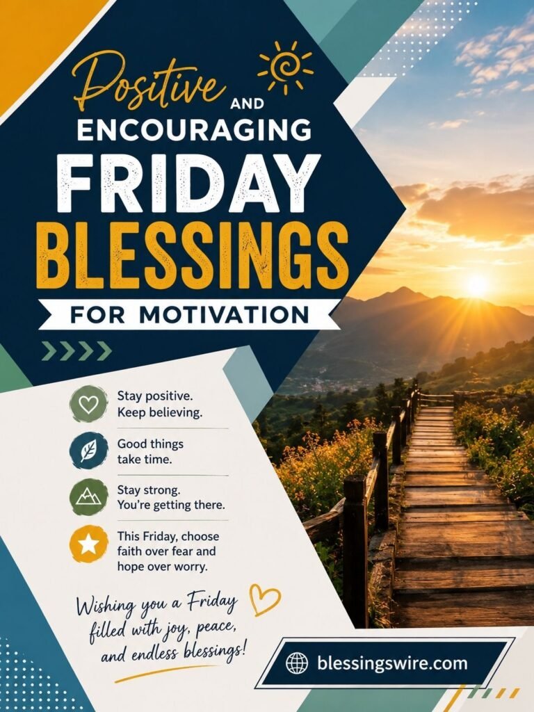Friday Blessings for Motivation
