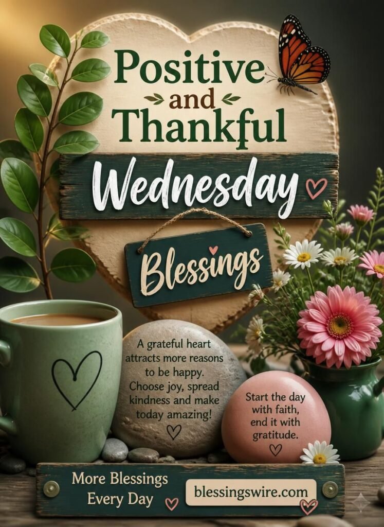 Positive and Thankful Wednesday Blessings