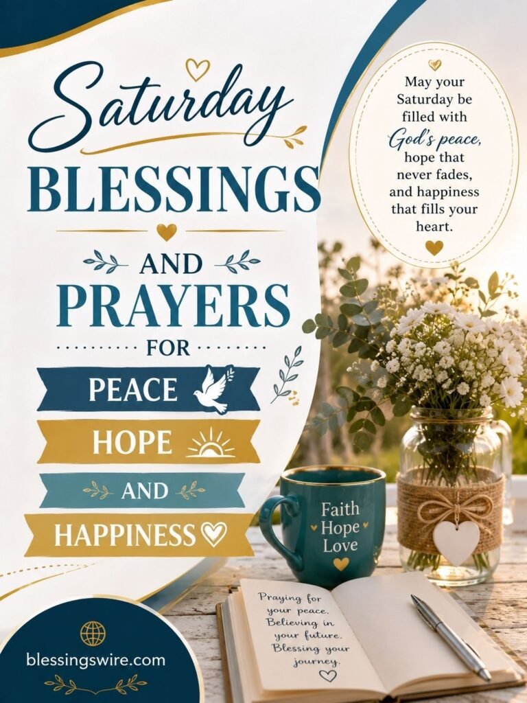 Saturday Blessings and Prayers