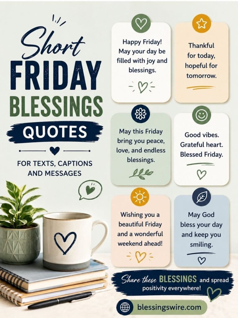 Short Friday Blessings