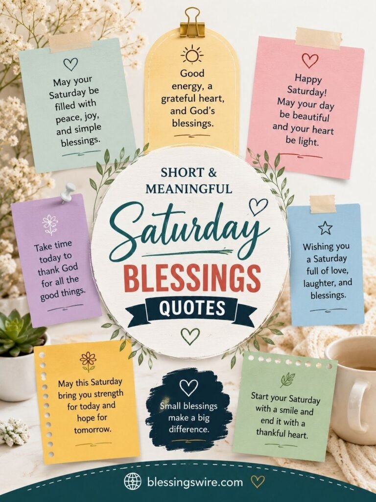 Saturday Blessings Quotes
