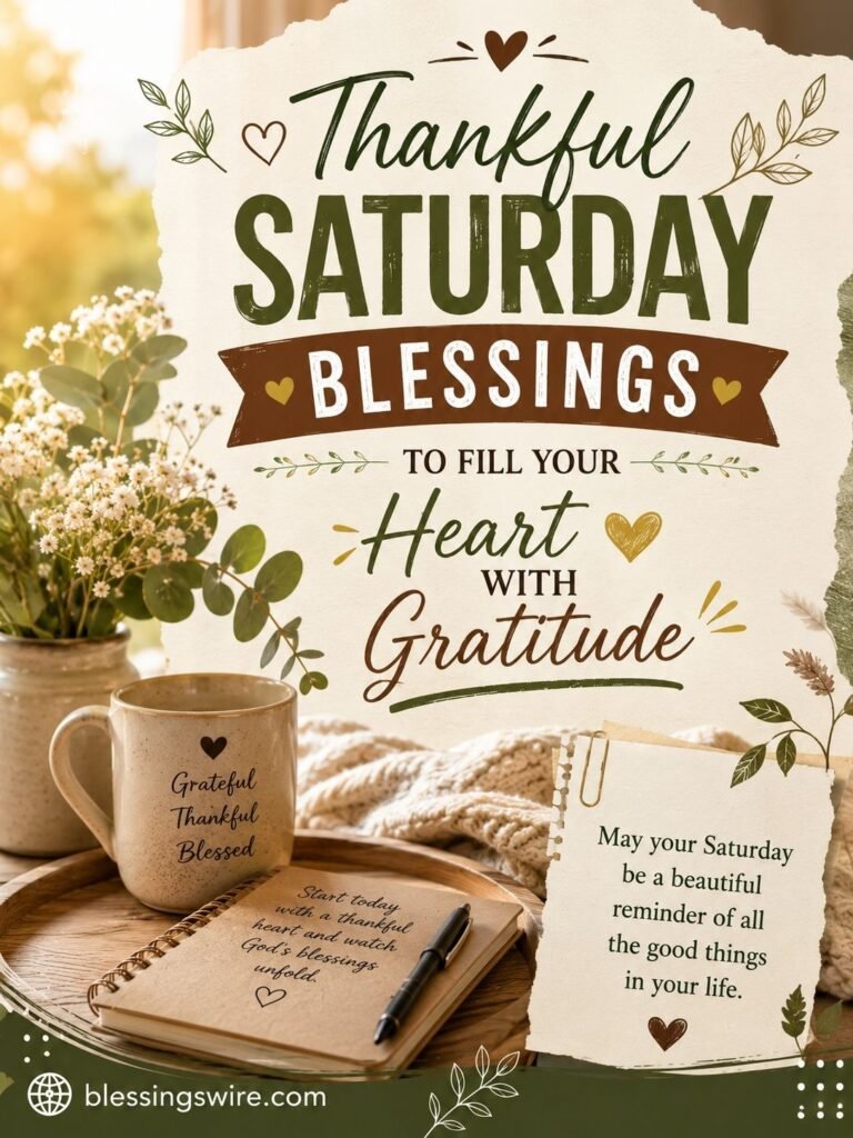 Thankful Saturday Blessings