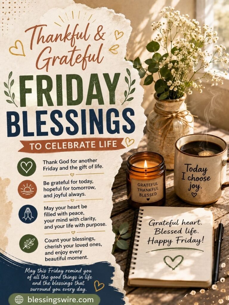 Thankful and Grateful Friday Blessings