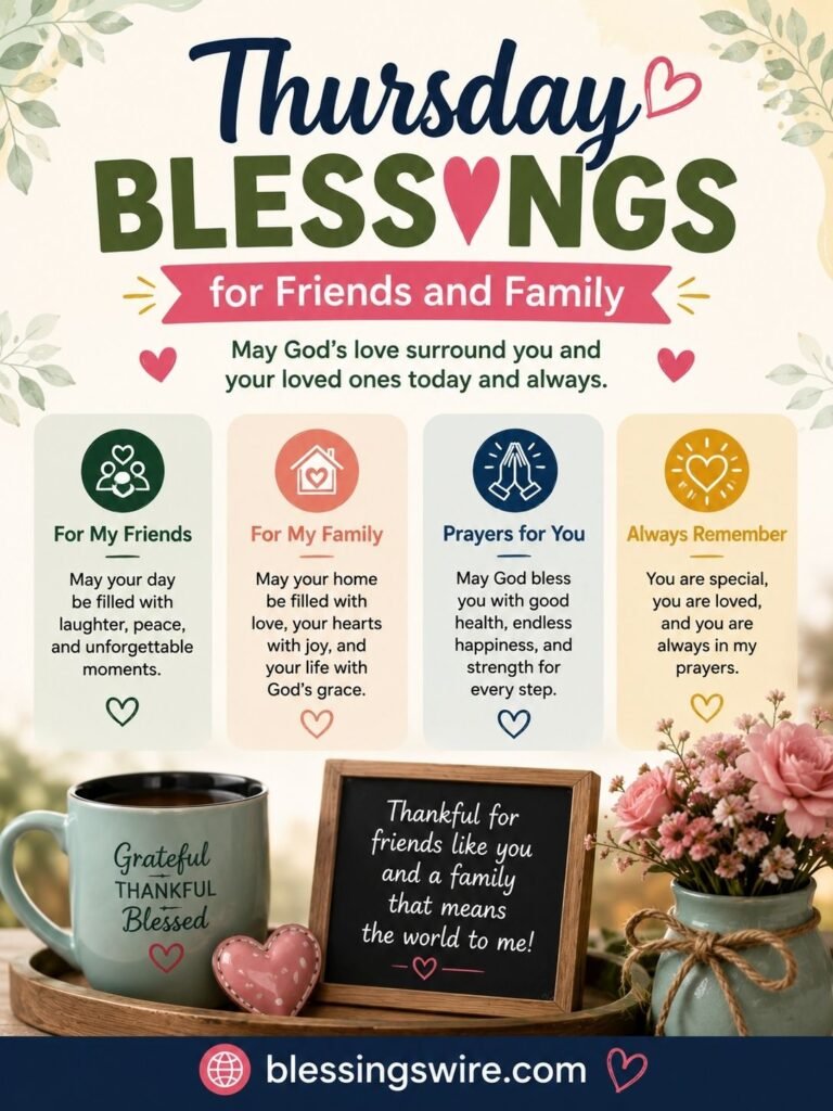 Thursday Blessings for Friends and Family