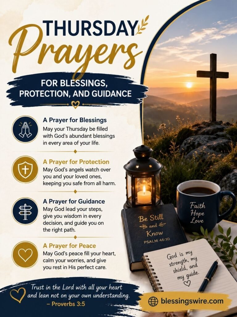 Thursday Prayers for Blessings, Protection, and Guidance