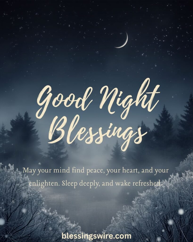 Beautiful Good Night Blessings