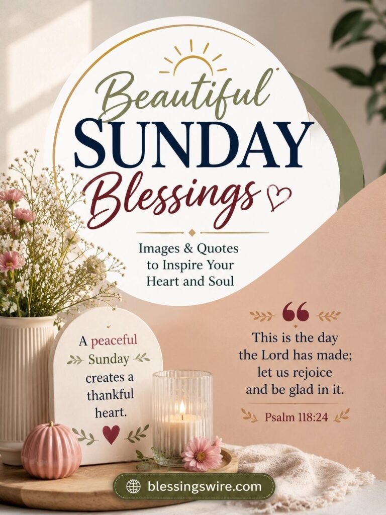 Beautiful Sunday Blessings Images and Quotes
