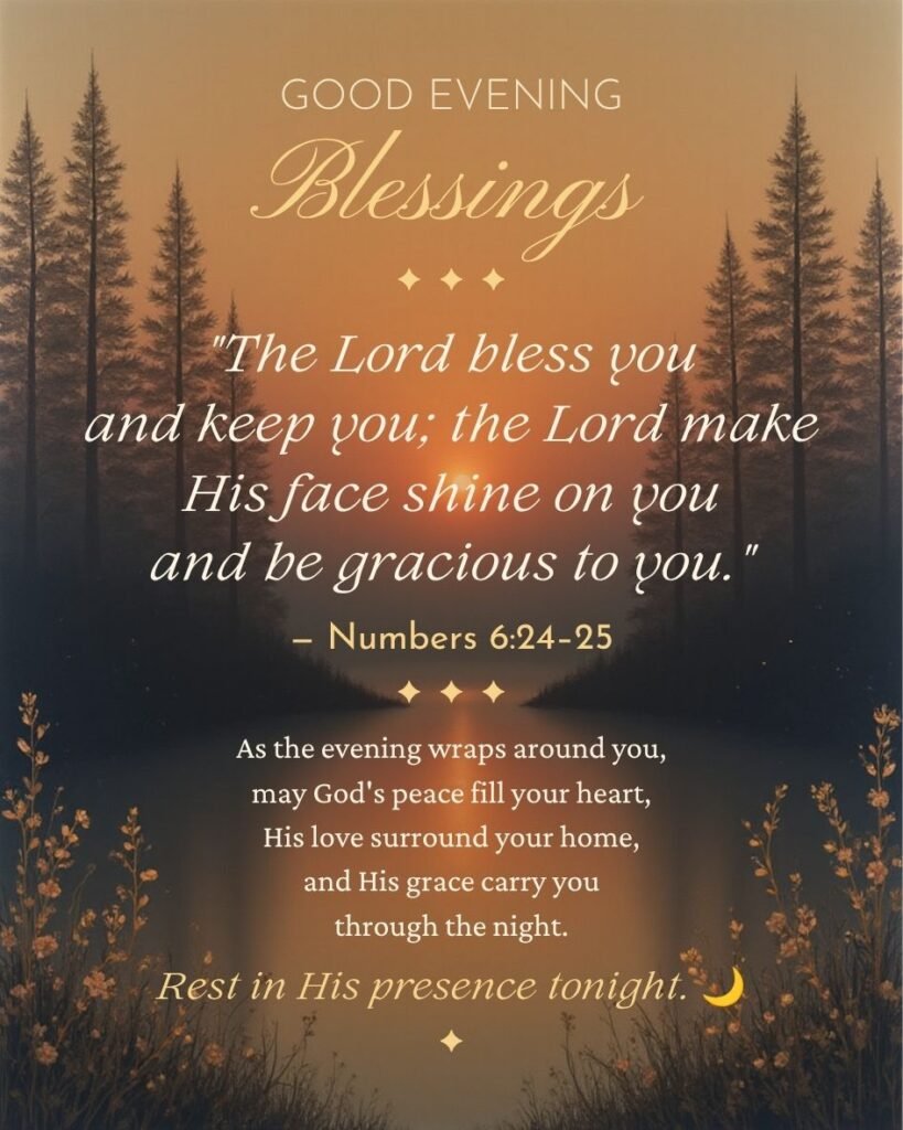 Good Evening Blessings Images