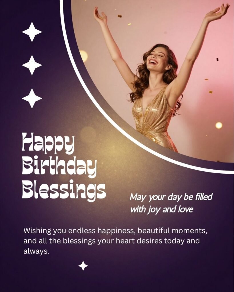 Happy Birthday Blessings Images Captions for Social Media
