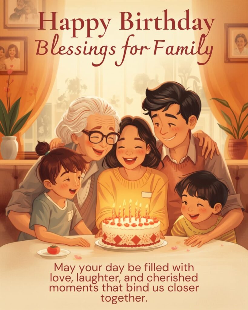 Happy Birthday Blessings for Family