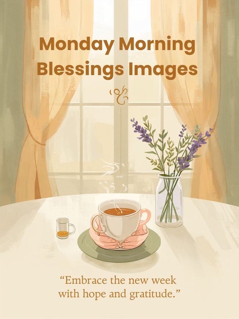 Monday Morning Blessings Image