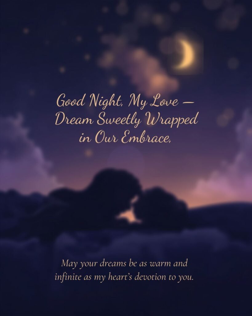 Romantic Good Night Blessings