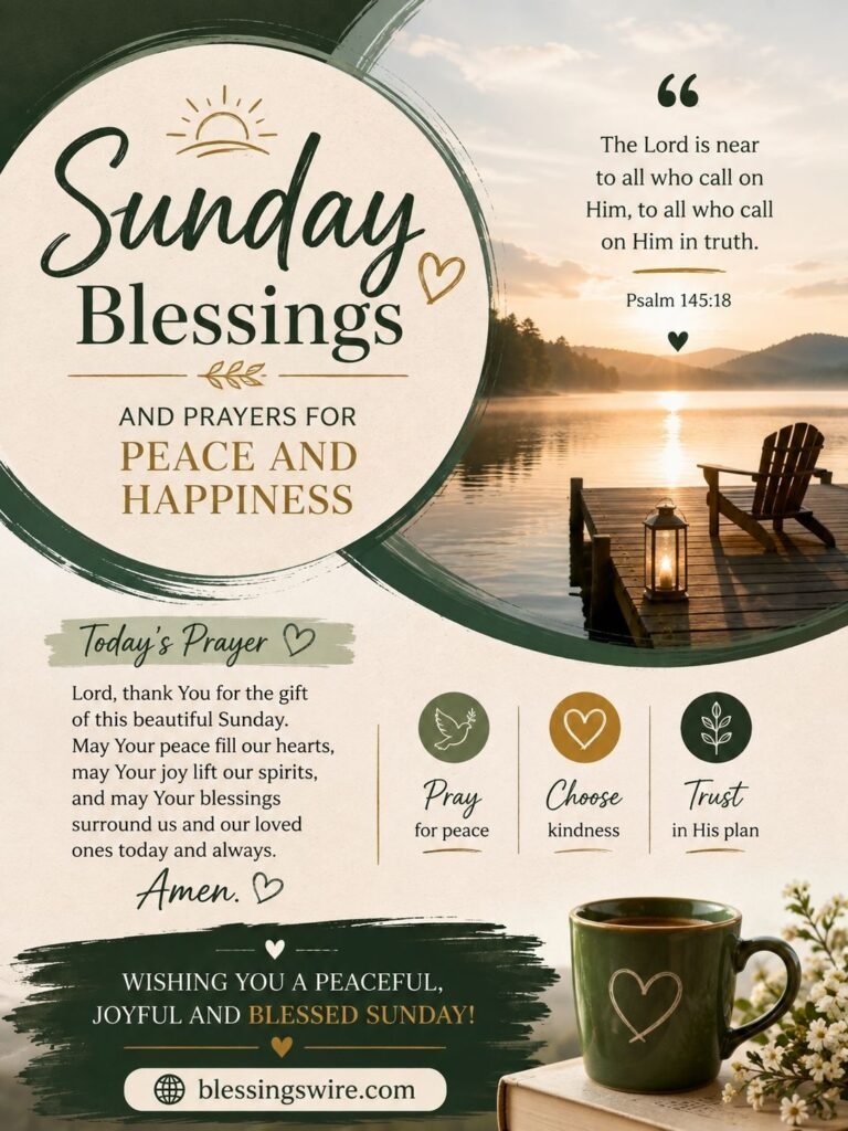 Sunday Blessings and Prayers