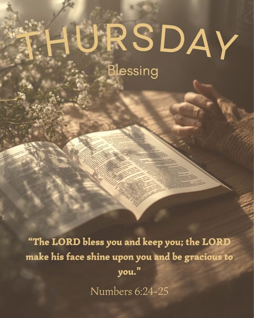Thursday Blessings Bible Verses & Prayers