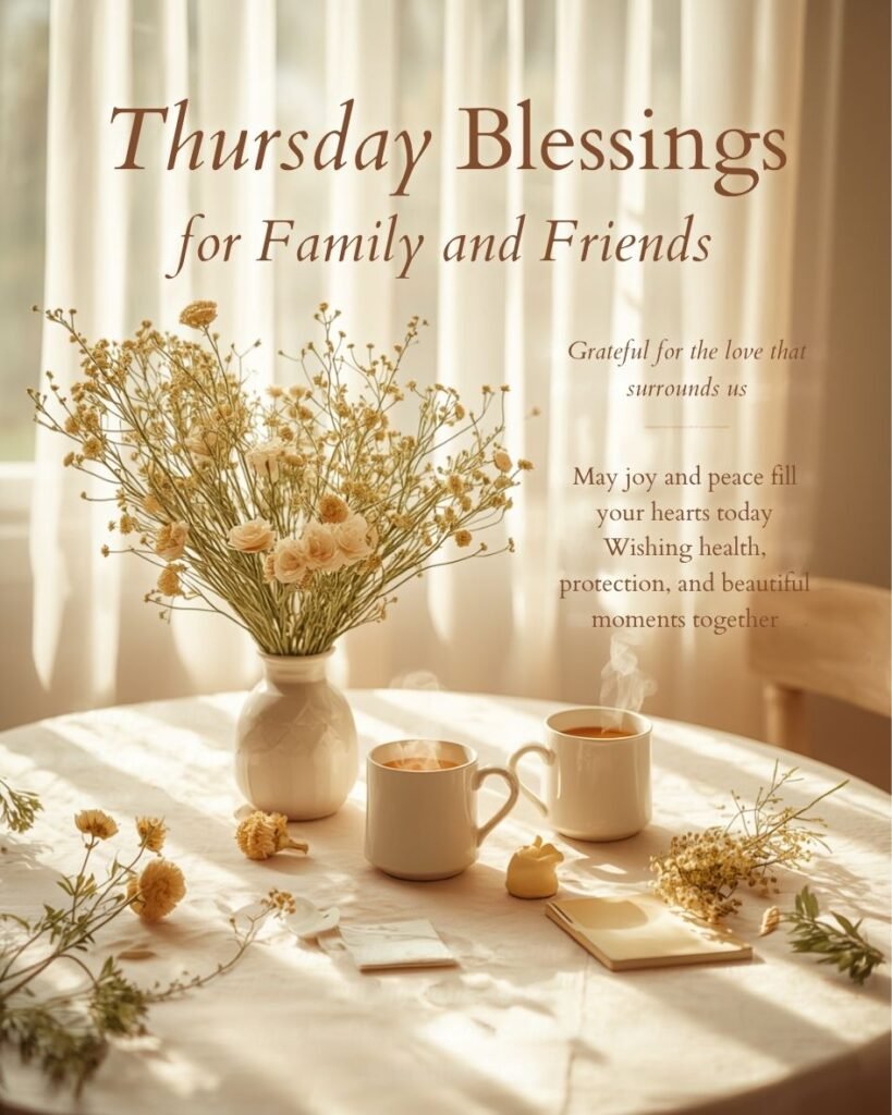 Thursday Blessings for Family and Friends