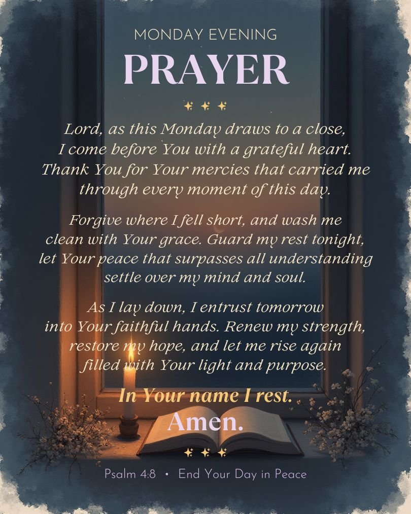 Monday Evening Prayers