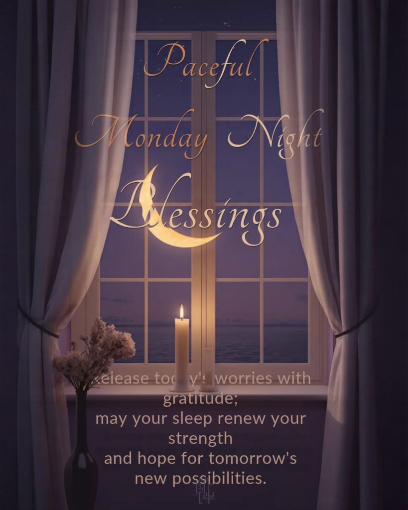 Monday Night Blessings and Quotes