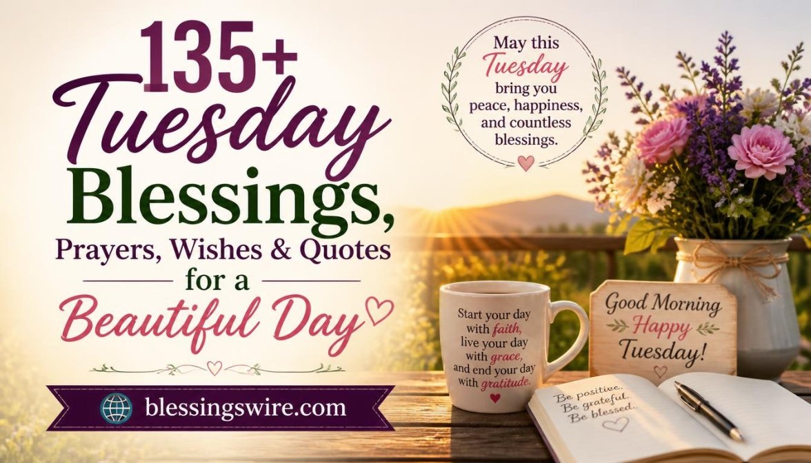 135+ Tuesday Blessings, Prayers, Wishes & Quotes for a Beautiful Day