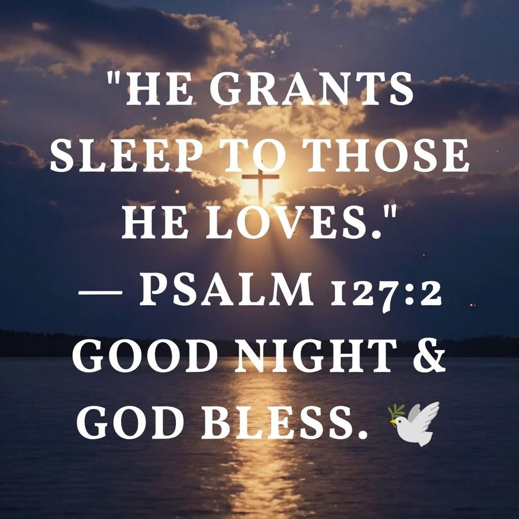 Christian Good Night Blessings and Bible Verses