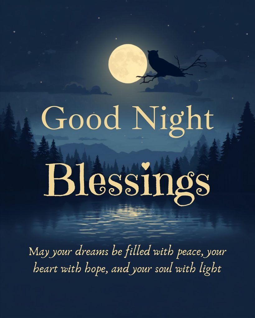 Good Night Blessings Images, Quotes and GIFs
