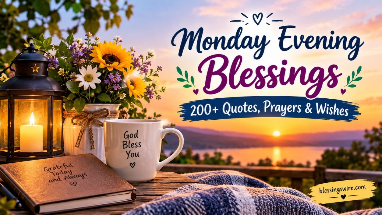 Monday Evening Blessings