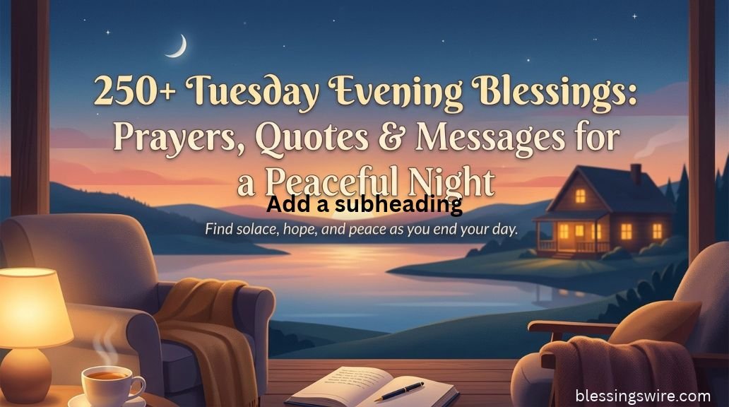 Tuesday Evening Blessings
